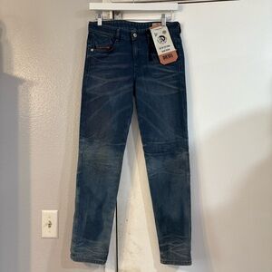 Diesel Jeans D-Rifty Slim Low Waist 08701 Stretch 26 Distressed Aged Dirty Ugly